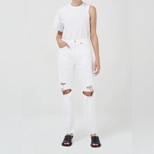 Agolde 90’s Mid-Rise Loose Fit Jean in Vanish, Size 24, NWT